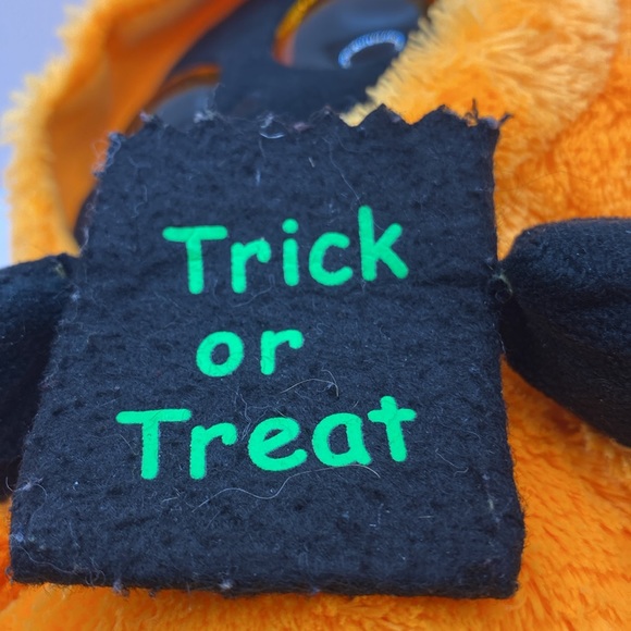 Ty Beanie Boos Grinner Orange Ghoul Halloween Trick or Treat Plush Stuffed Toy - Picture 11 of 12